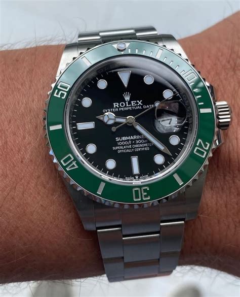 rolex submariner black green